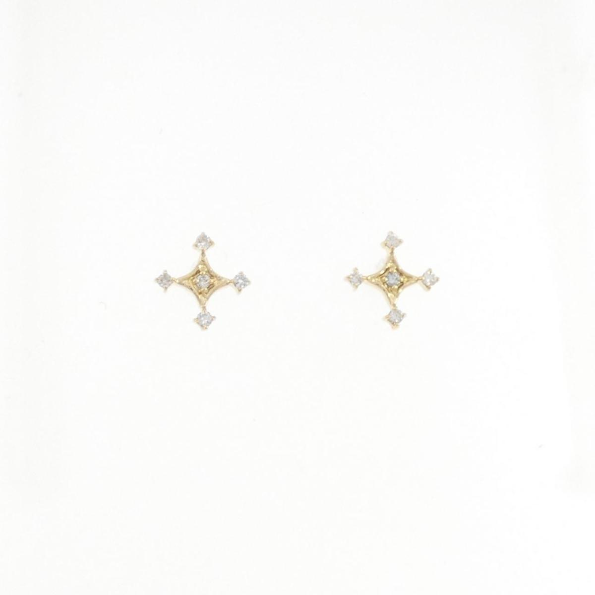 K18YG ダイヤモンド ピアス 0.06CT【中古】|KOMEHYO ONLINESTORE 店