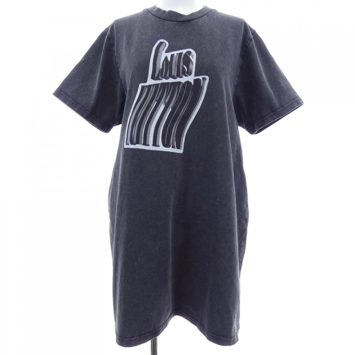ルイヴィトン LOUIS VUITTON グラフィック LVシグネチャー Tシャツドレス FQJD96GPV カットワンピース【中古】|KOMEHYO ONLINESTORE 店