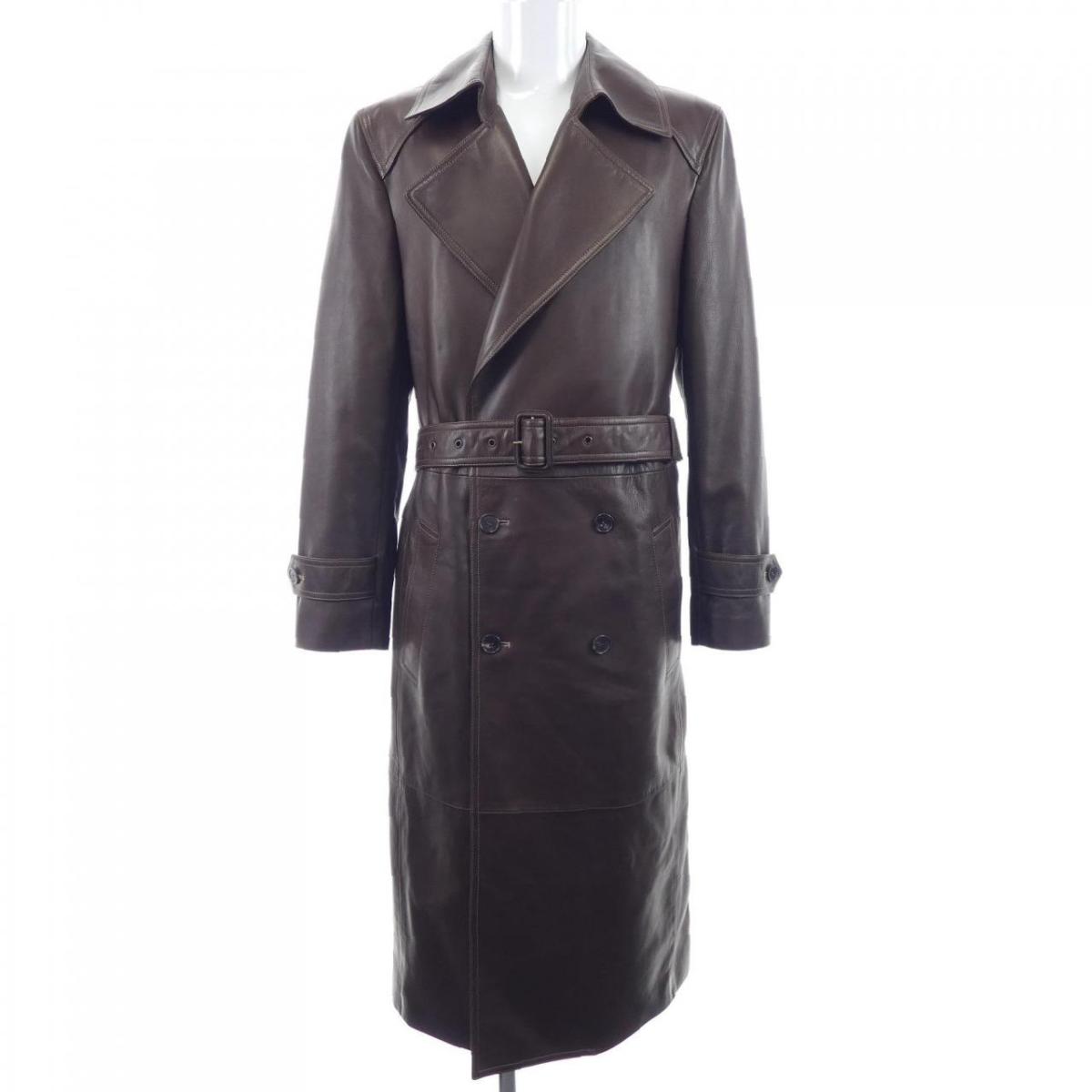サンローラン SAINT LAURENT 725965 YC2GA レザーコート【中古】｜KOMEHYO ONLINESTORE 店