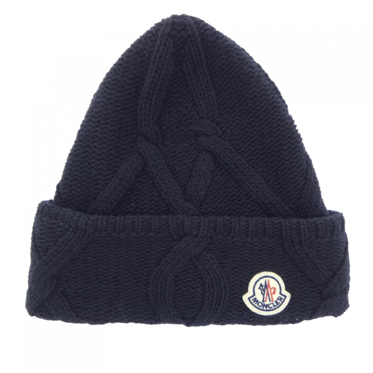 モンクレール MONCLER 20913B00035 M1115 ニットキャップ【中古】|KOMEHYO ONLINESTORE 店