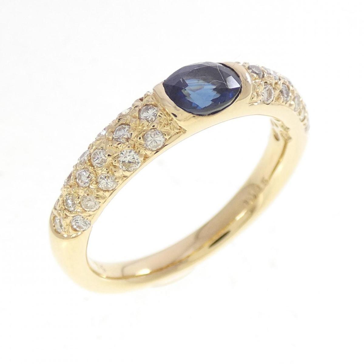 K18YG サファイヤ リング 0.59CT【中古】|KOMEHYO ONLINESTORE 店