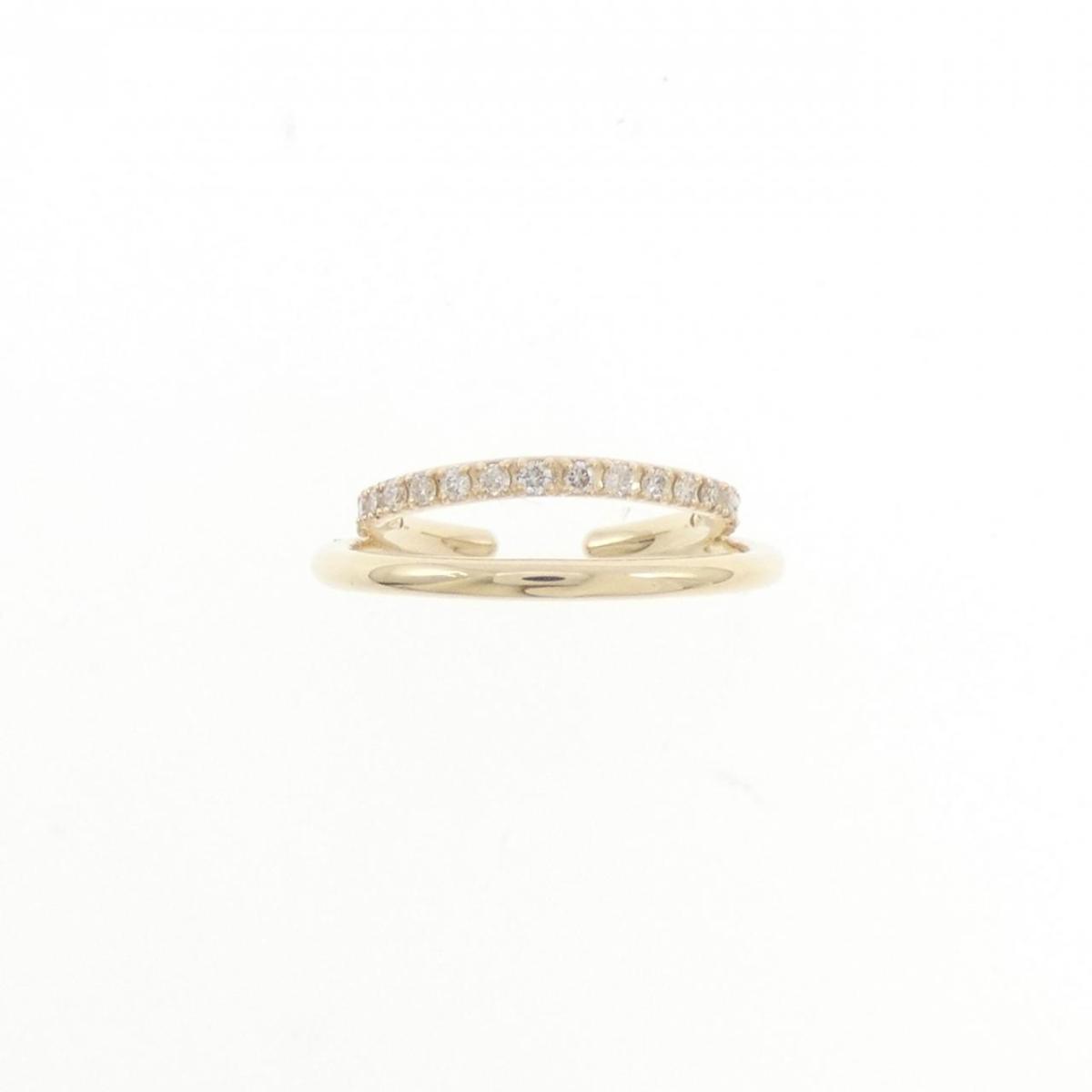 K10YG ダイヤモンド イヤーカフ 0.09CT 片耳【中古】|KOMEHYO ONLINESTORE 店