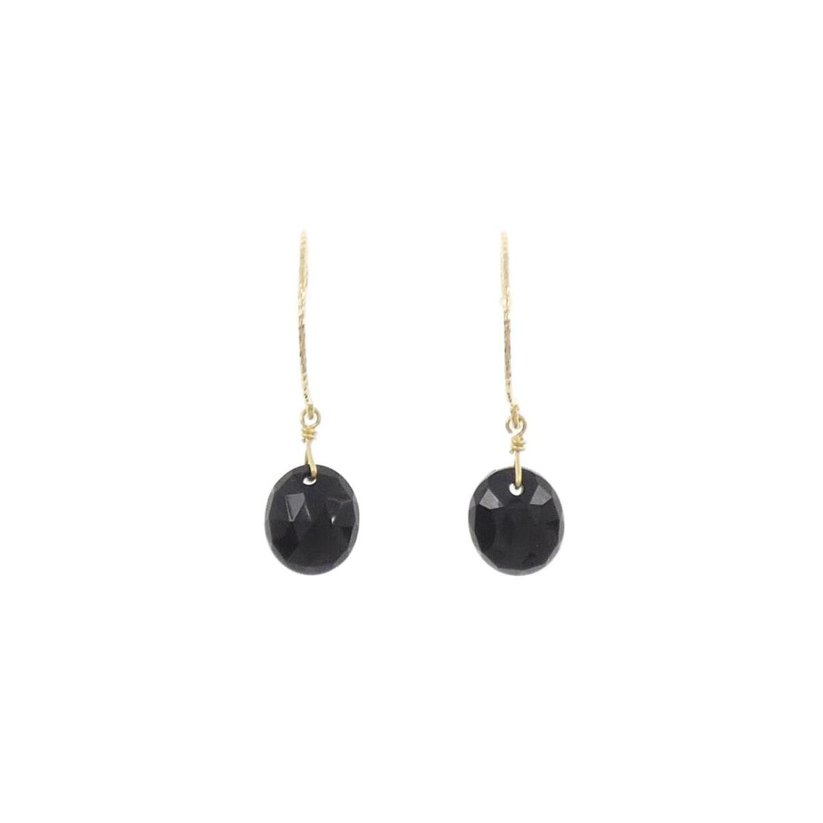 K18YG オニキス ピアス【中古】|KOMEHYO ONLINESTORE 店