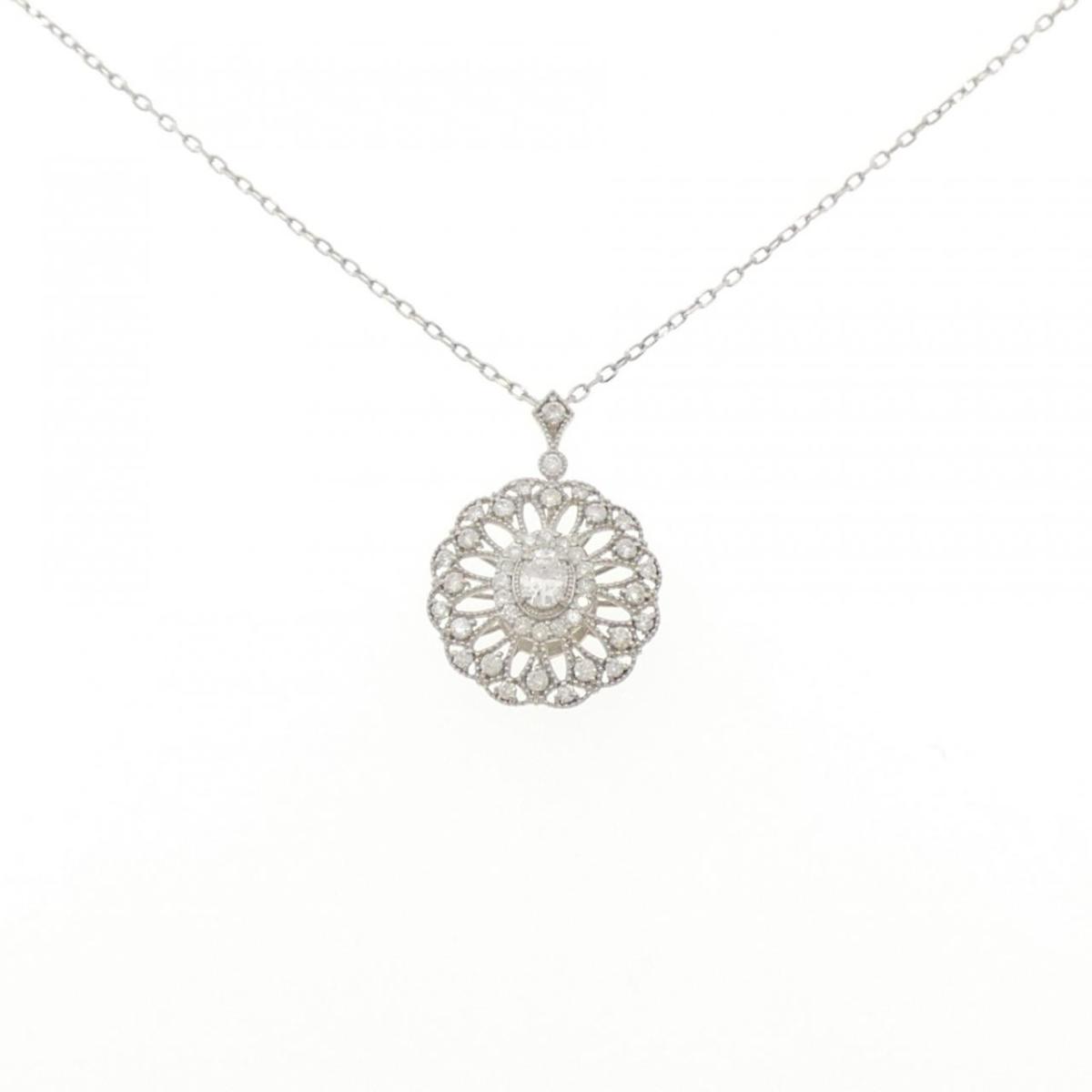PT900/PT850 ダイヤモンド ネックレス 0.174CT【中古】｜KOMEHYO ONLINESTORE 店