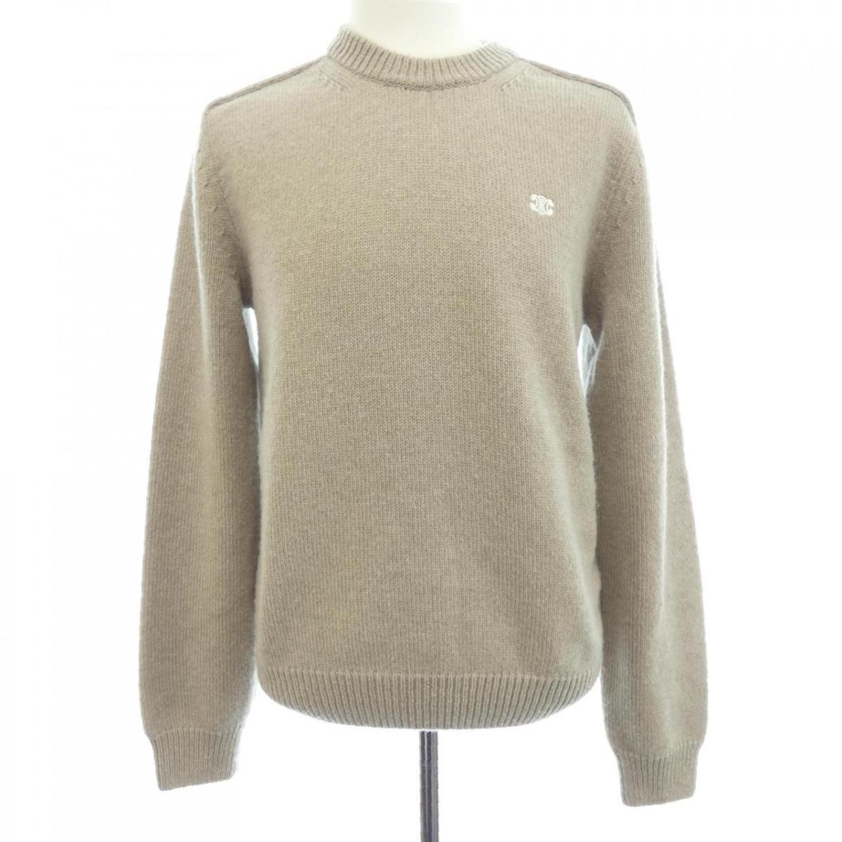 セリーヌ CELINE トリオンフ TRIOMPHE クルーネックセーター 2AC85048T ニット【中古】|KOMEHYO ONLINESTORE 店