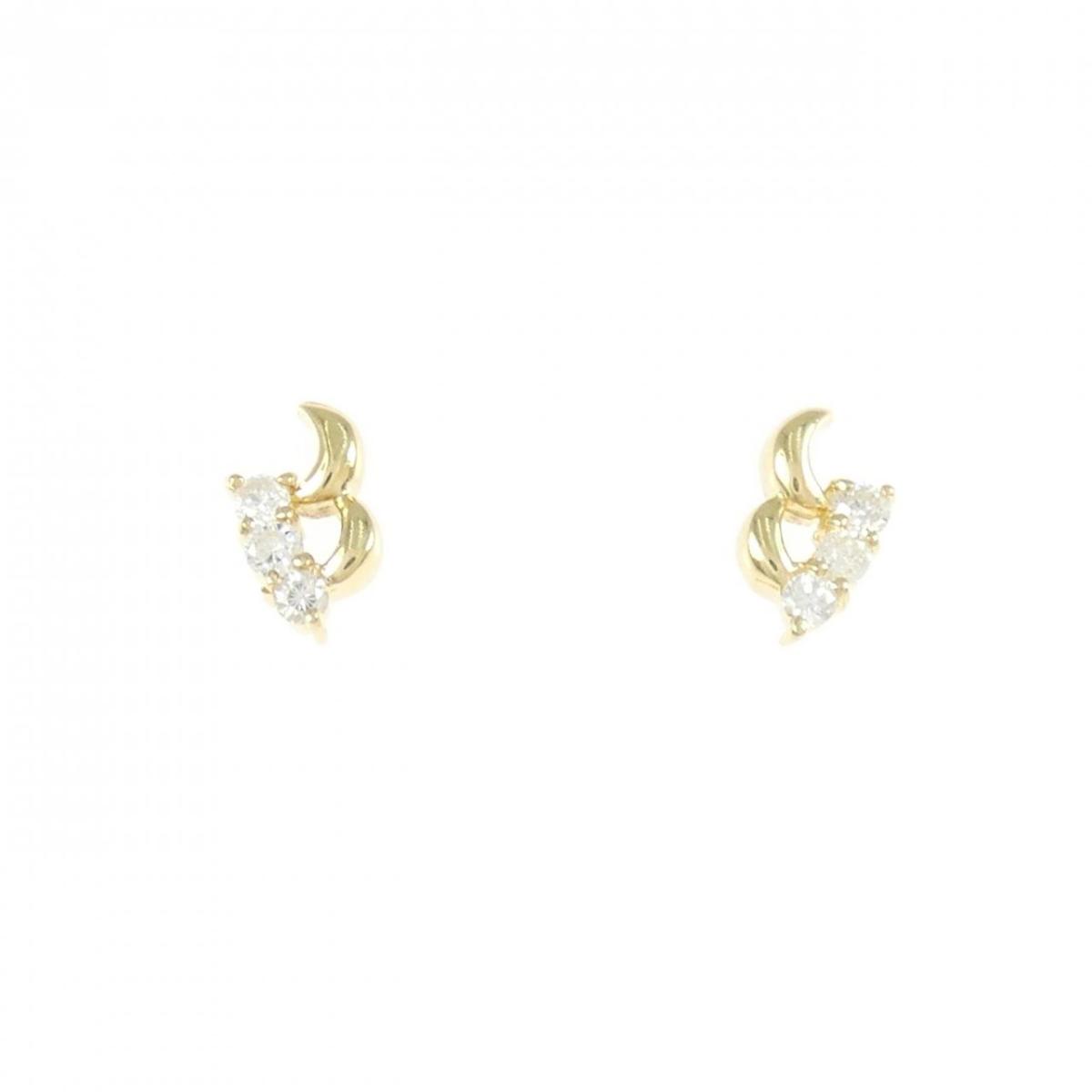 K18YG ダイヤモンド ピアス 0.14CT【中古】｜KOMEHYO ONLINESTORE 店