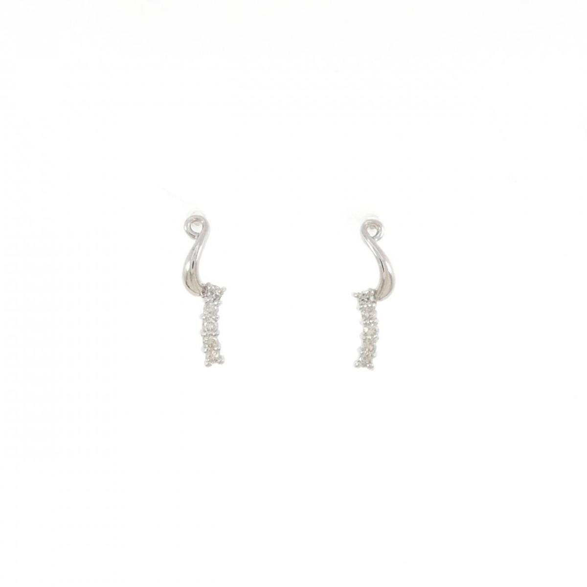 PT900 ダイヤモンド ピアス 0.10CT【中古】｜KOMEHYO ONLINESTORE 店