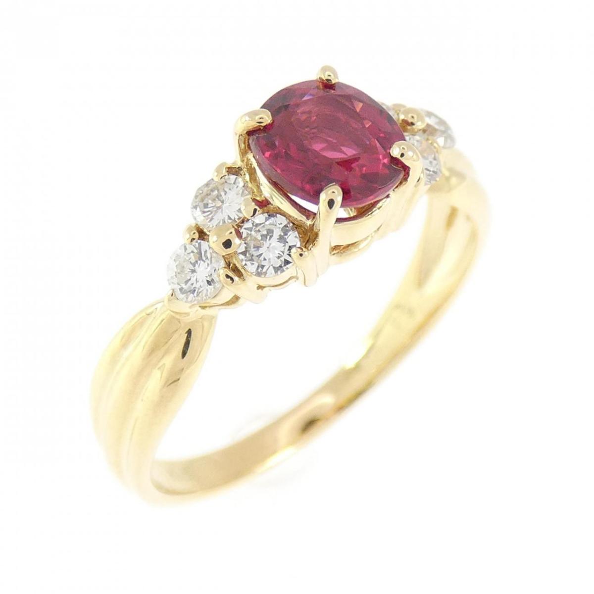 K18YG ルビー リング 0.64CT【中古】｜KOMEHYO ONLINESTORE 店