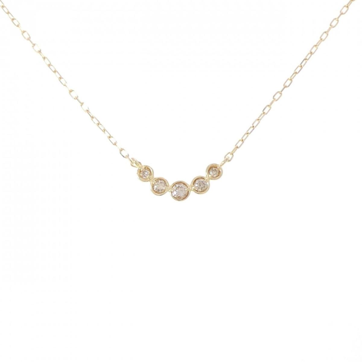 K18YG ダイヤモンド ネックレス 0.14CT【中古】｜KOMEHYO ONLINESTORE 店