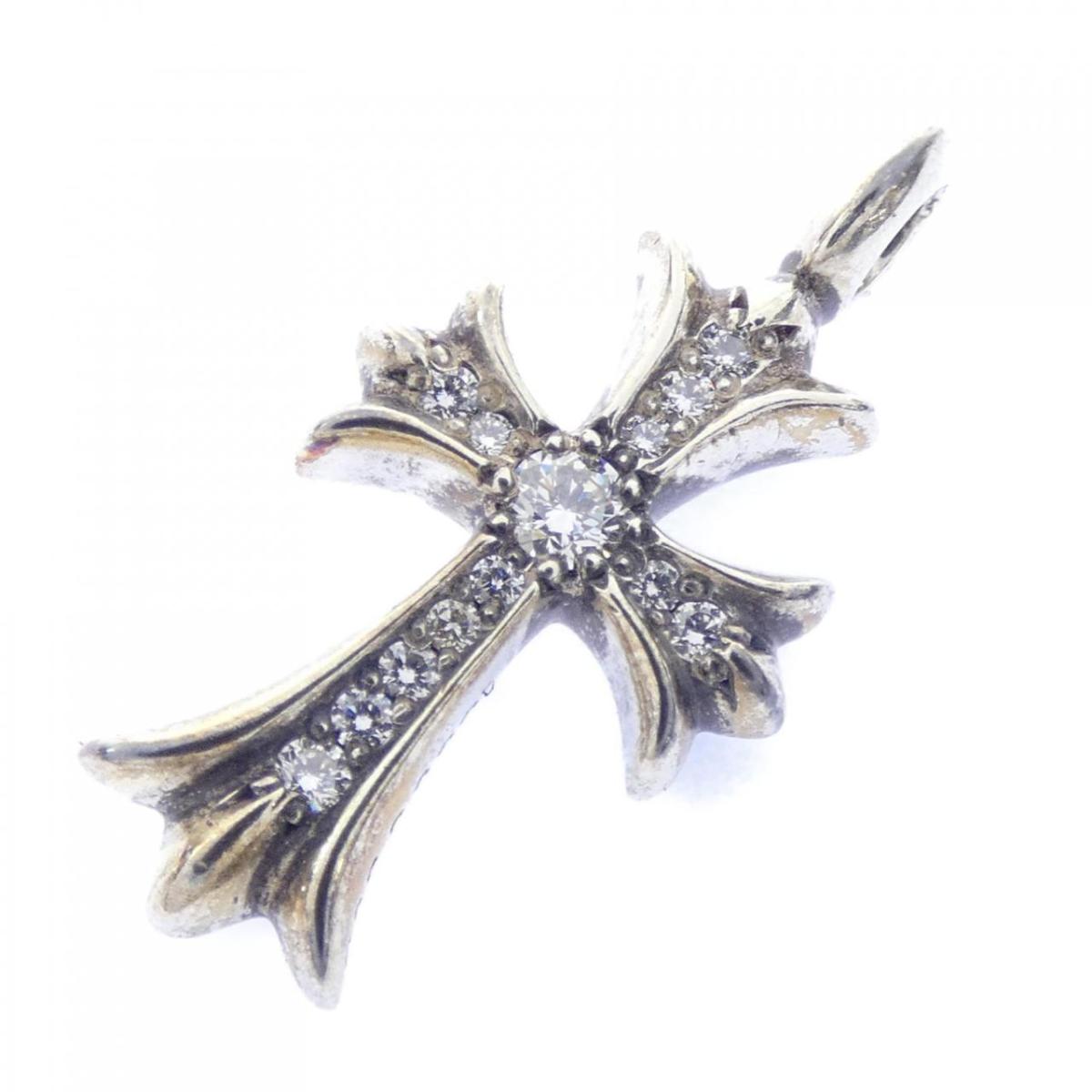 クロムハーツ CHROME HEARTS TINY CH CROSS F PAVE DMND 202033746SLVXXX011 ペンダント【中古】｜KOMEHYO ONLINESTORE 店 520,240円