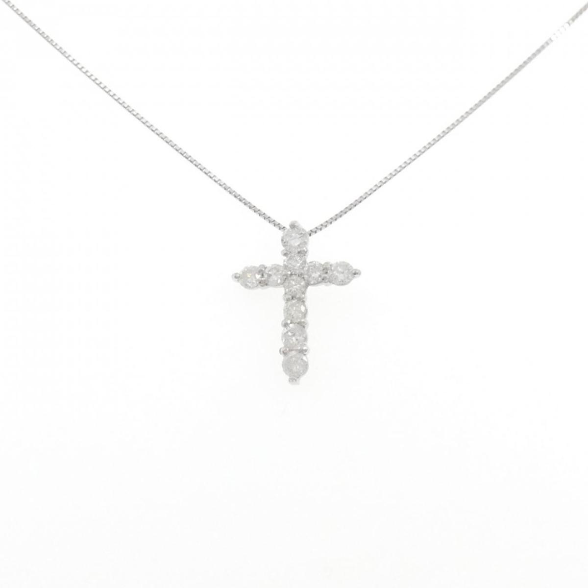 PT900/PT850 ダイヤモンド ネックレス 1.00CT【中古】｜KOMEHYO ONLINESTORE 店
