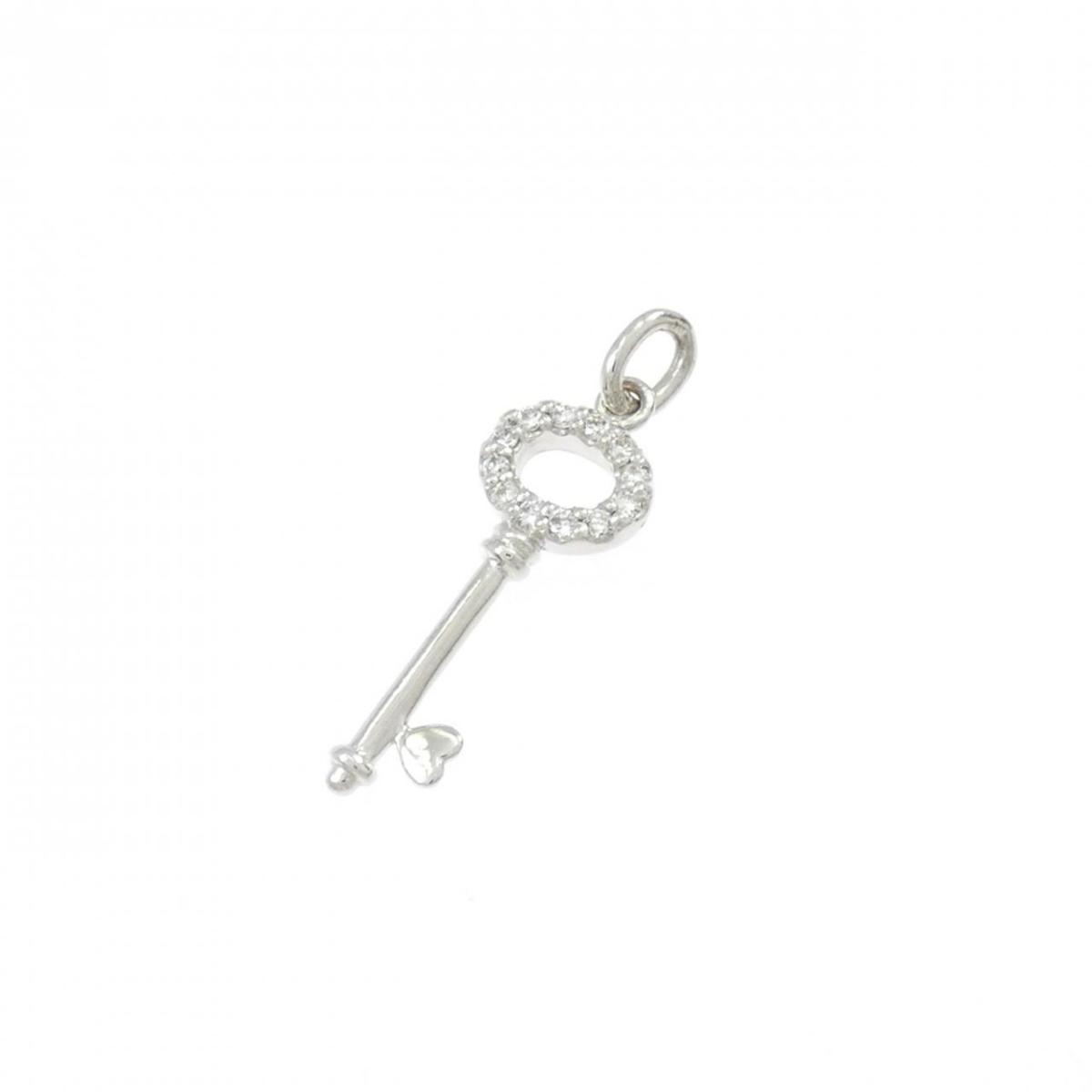 K18WG キー ダイヤモンド ペンダント 0.08CT【中古】｜KOMEHYO ONLINESTORE 店