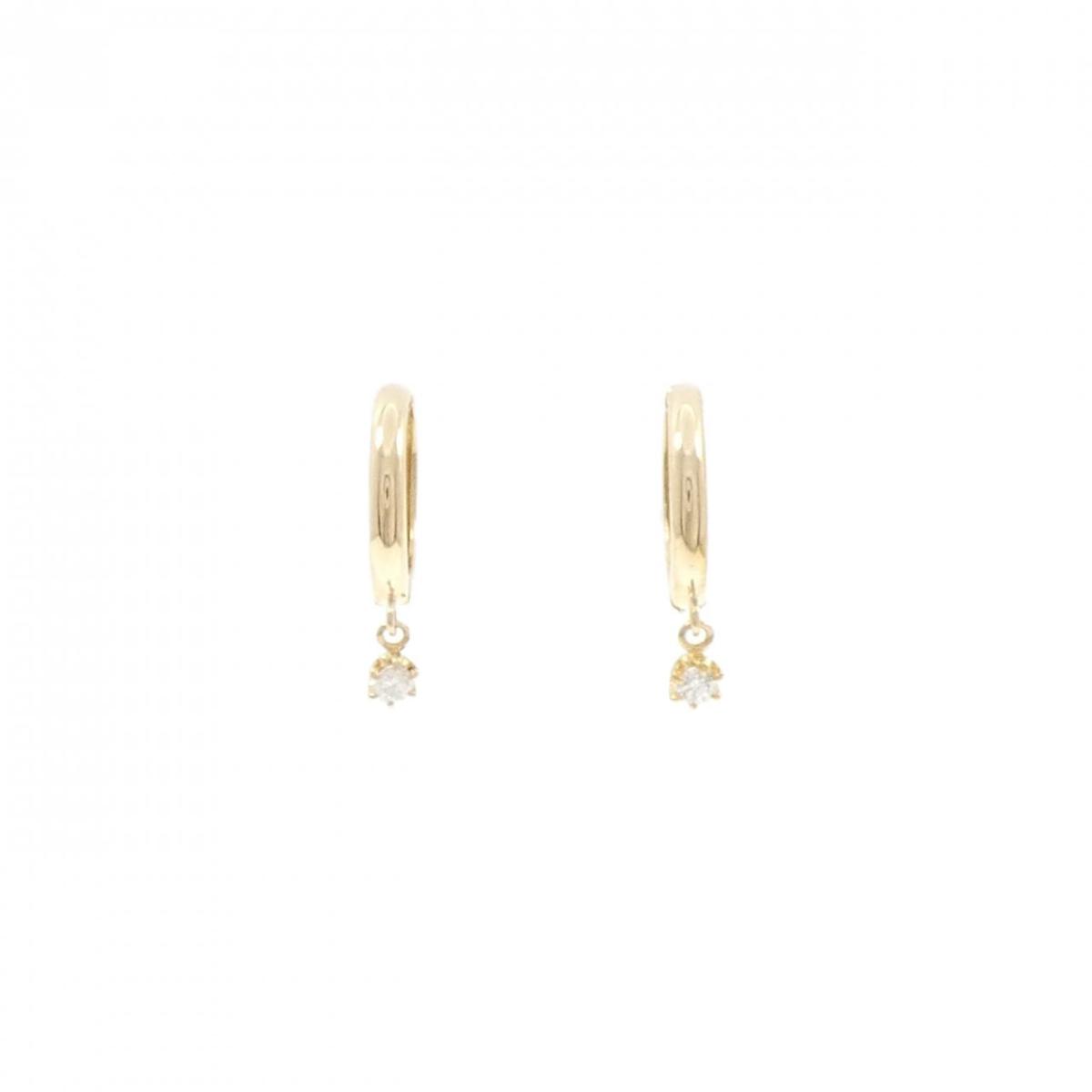 K10YG ダイヤモンド イヤリング 0.10CT【中古】|KOMEHYO ONLINESTORE 店