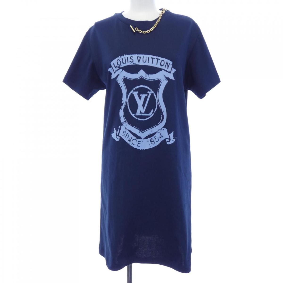 ルイヴィトン LOUIS VUITTON LV クレスト Tシャツドレス FTJD38UOL カットワンピース【中古】|KOMEHYO ONLINESTORE 店