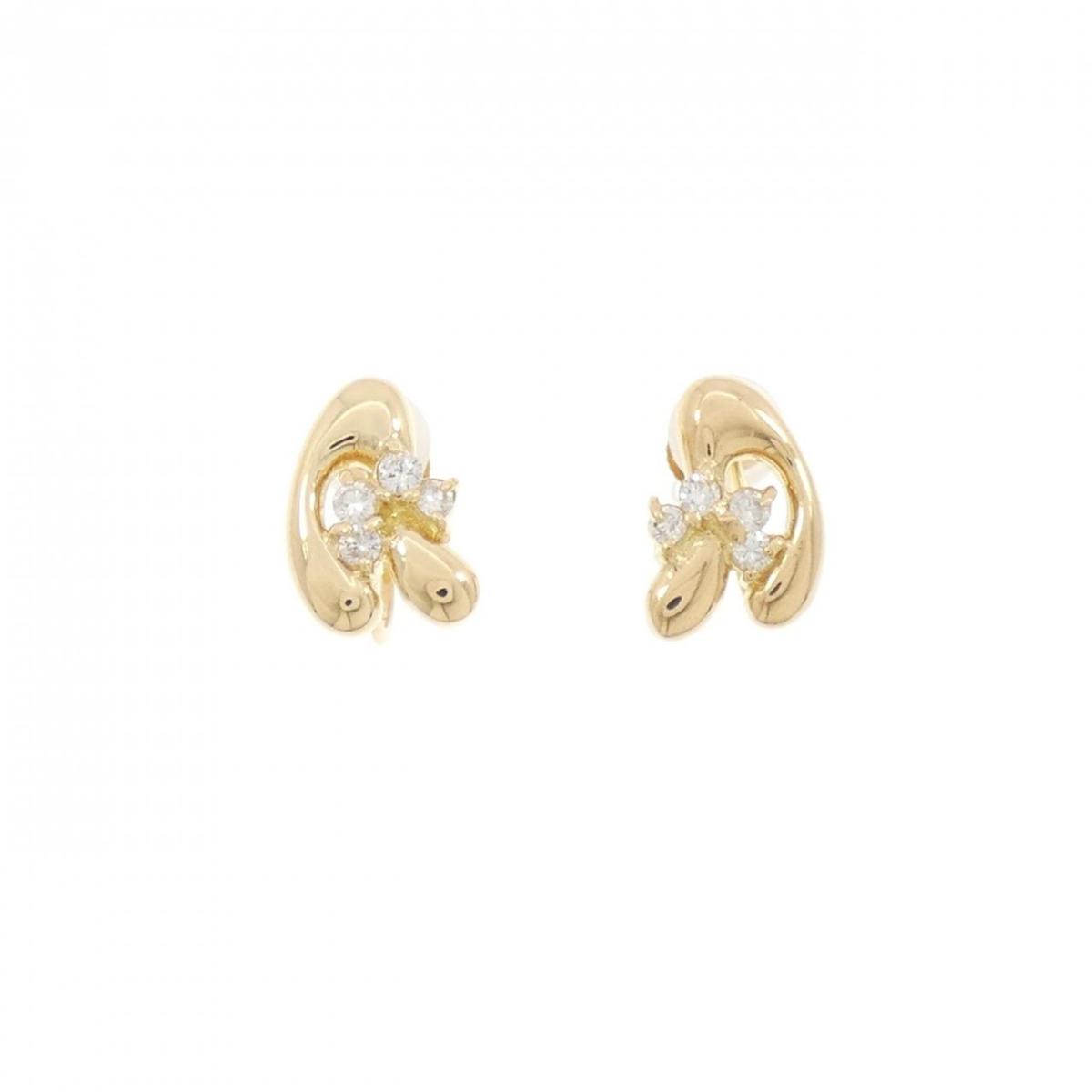 K18YG ダイヤモンド イヤリング 0.20CT【中古】|KOMEHYO ONLINESTORE 店