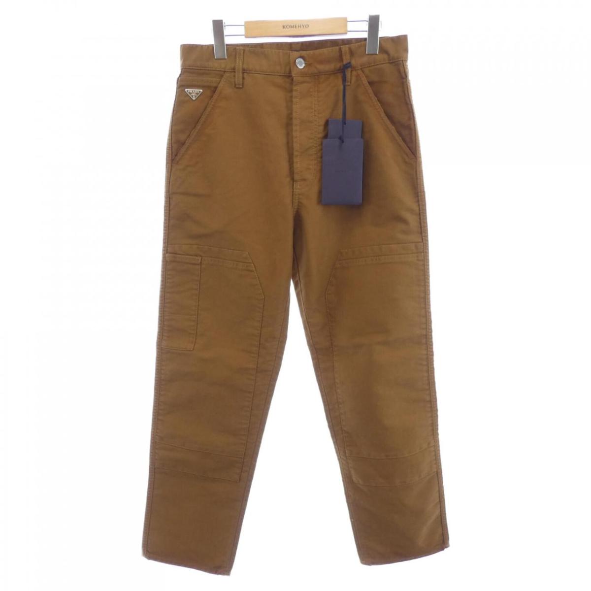 プラダ PRADA トライアングルロゴ GEP398 SOOO 142E パンツ【中古】｜KOMEHYO ONLINESTORE 店