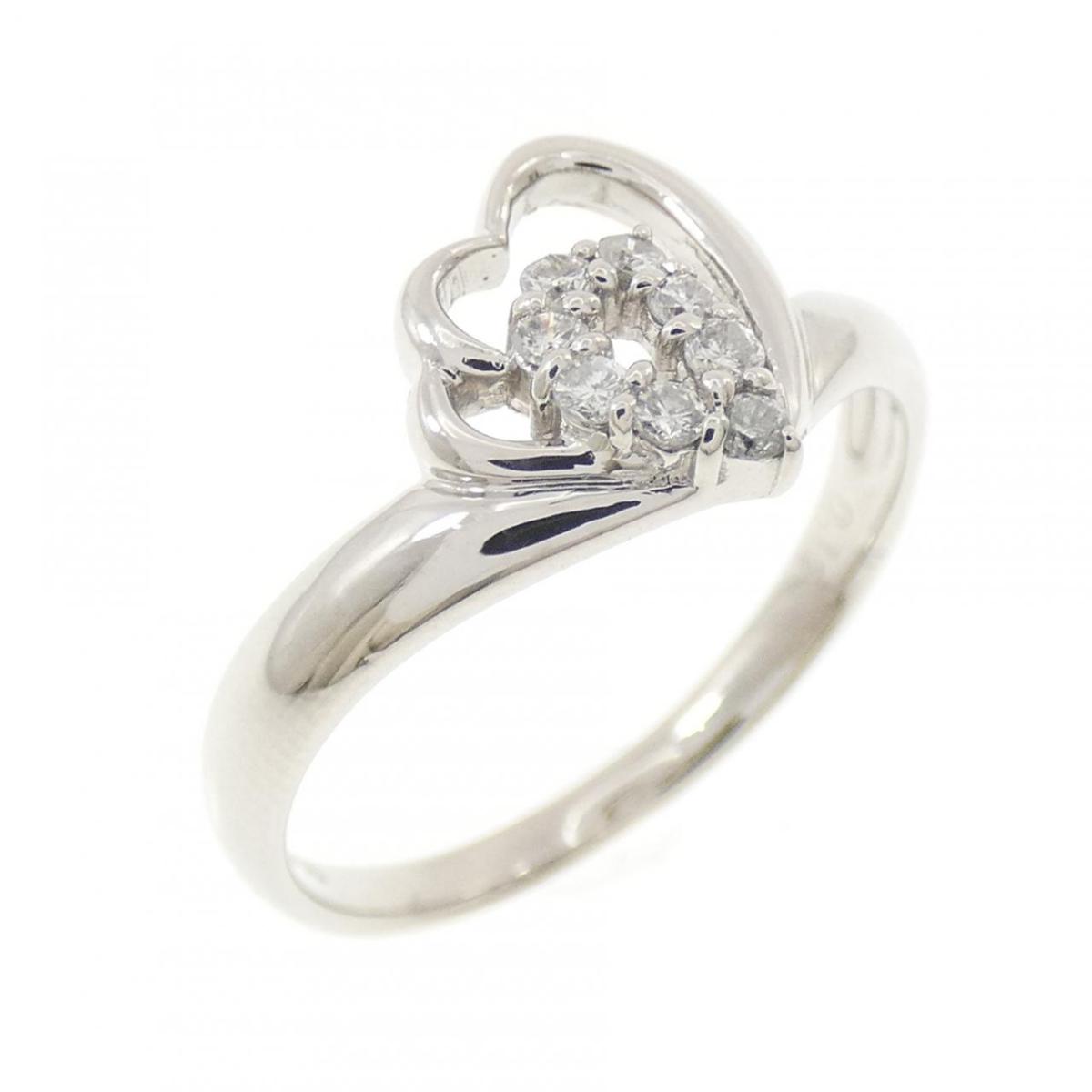 PT900 ハート ダイヤモンド リング 0.10CT【中古】｜KOMEHYO ONLINESTORE 店