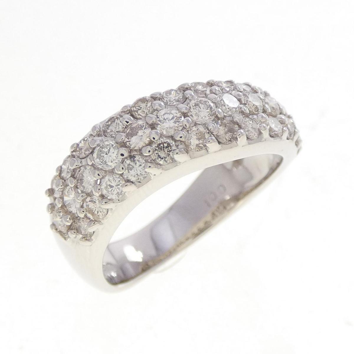 PT900 パヴェ ダイヤモンド リング 1.00CT【中古】｜KOMEHYO ONLINESTORE 店 125,300円