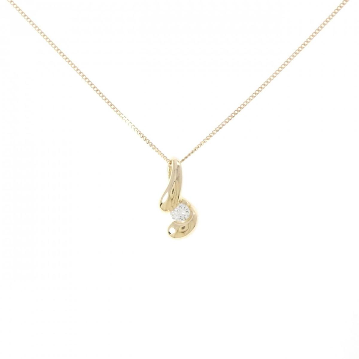 750YG/K18YG ダイヤモンド ネックレス【中古】|KOMEHYO ONLINESTORE 店