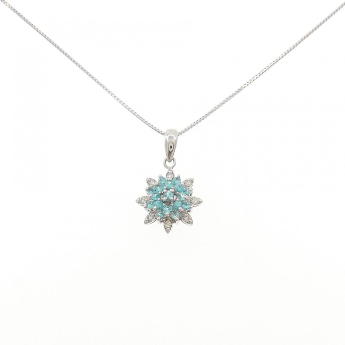 K18WG トルマリン ネックレス 0.15CT【中古】|KOMEHYO ONLINESTORE 店