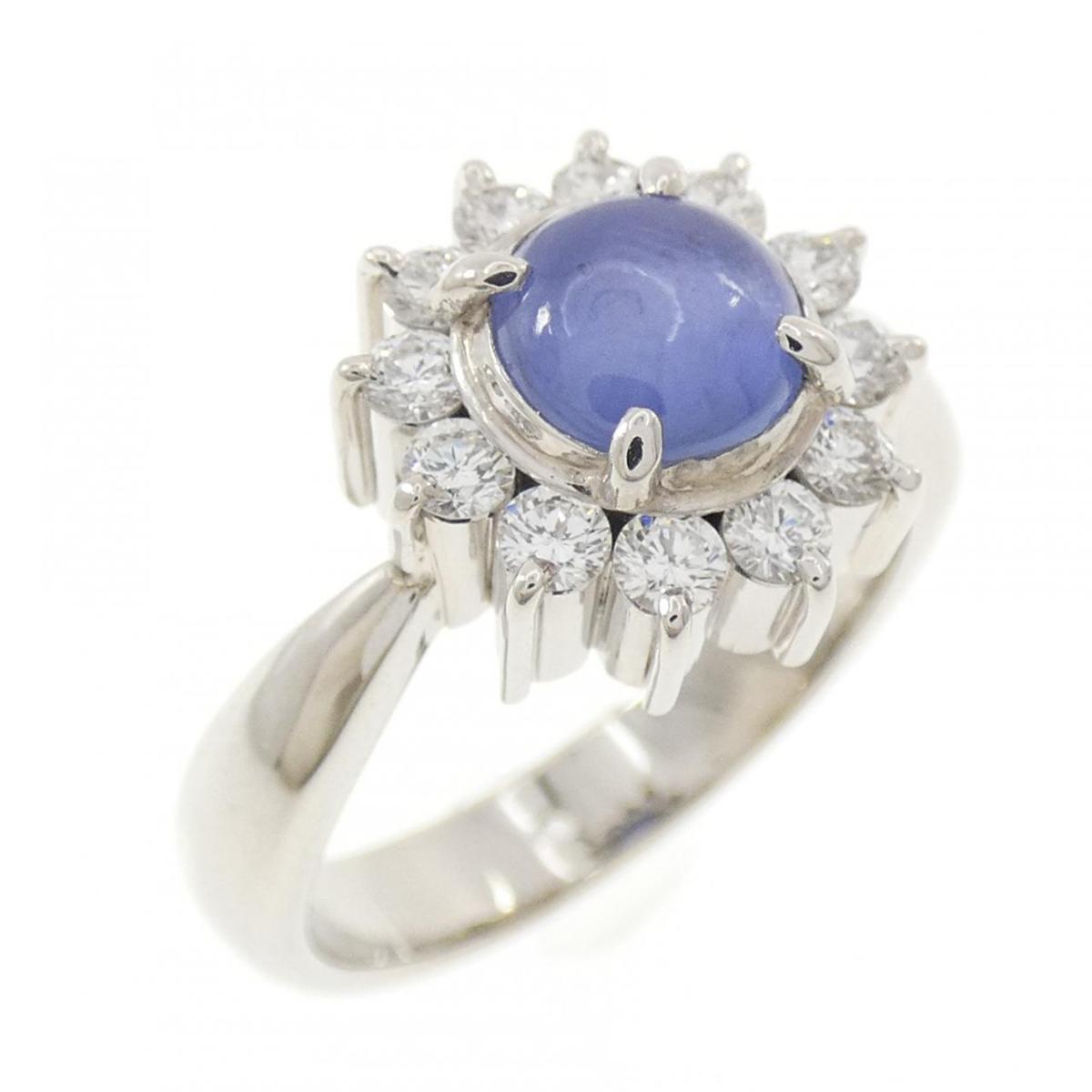 PT900 スターサファイヤ リング 2.55CT【中古】｜KOMEHYO ONLINESTORE 店