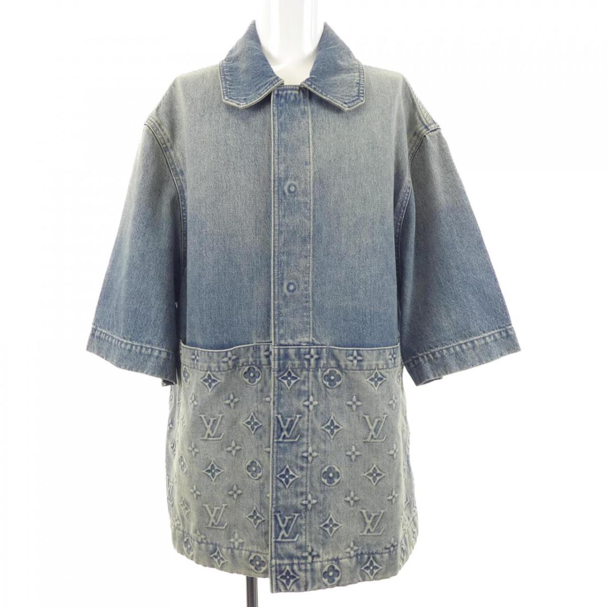 ルイヴィトン LOUIS VUITTON ショートスリーブデニムワークウエアシャツ HOS46WY38 デニムジャケット【中古】｜KOMEHYO ONLINESTORE 店