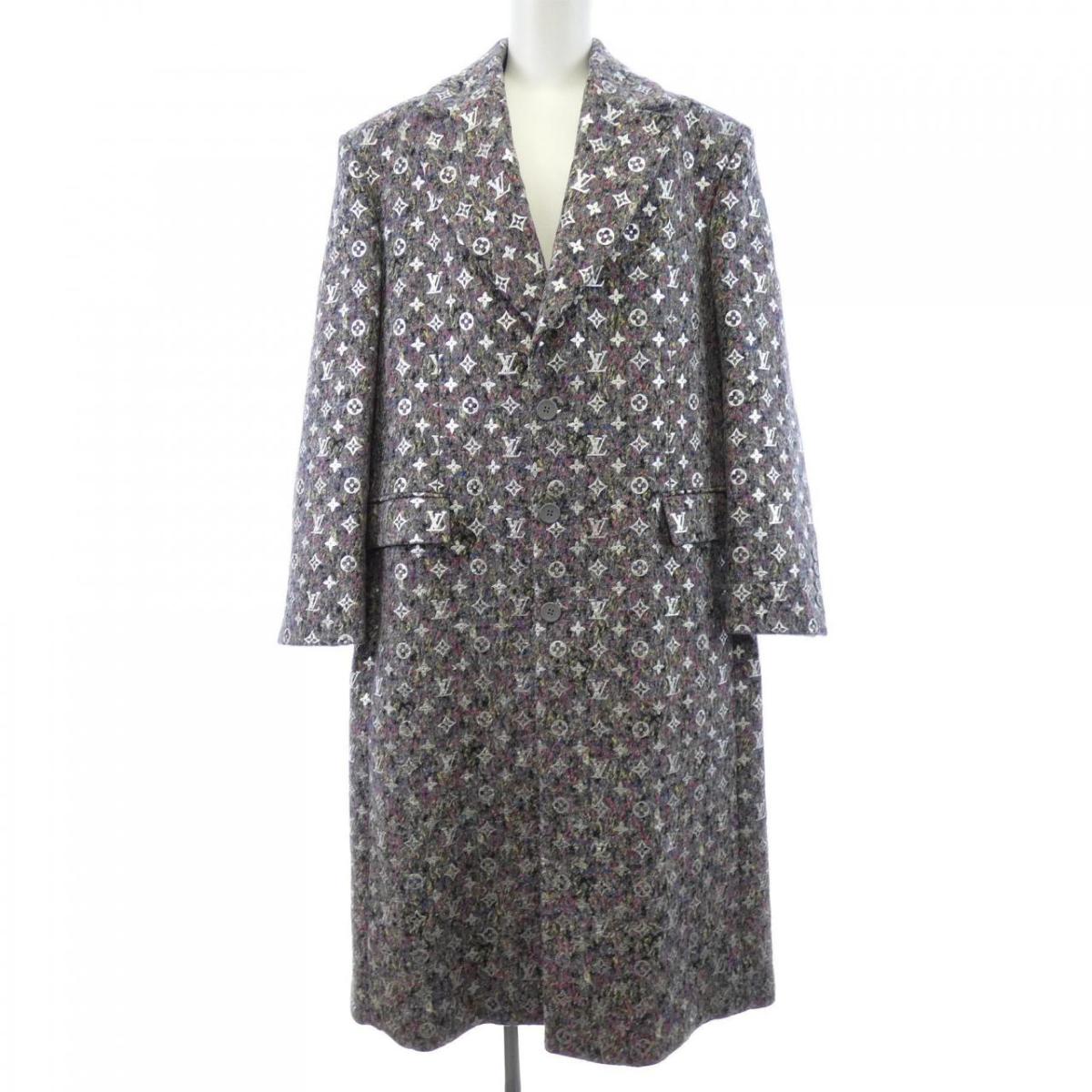 ルイヴィトン LOUIS VUITTON シルバーモノグラムフェルトコート HLC70EHI8 コート【中古】｜KOMEHYO ONLINESTORE 店