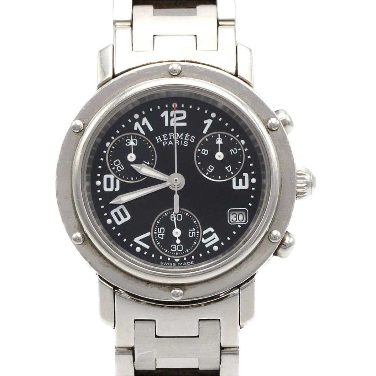【ノーメンテナンス還元価格】エルメス クリッパークロノグラフ CL1.310 SS クォーツ【中古】｜KOMEHYO ONLINESTORE 店