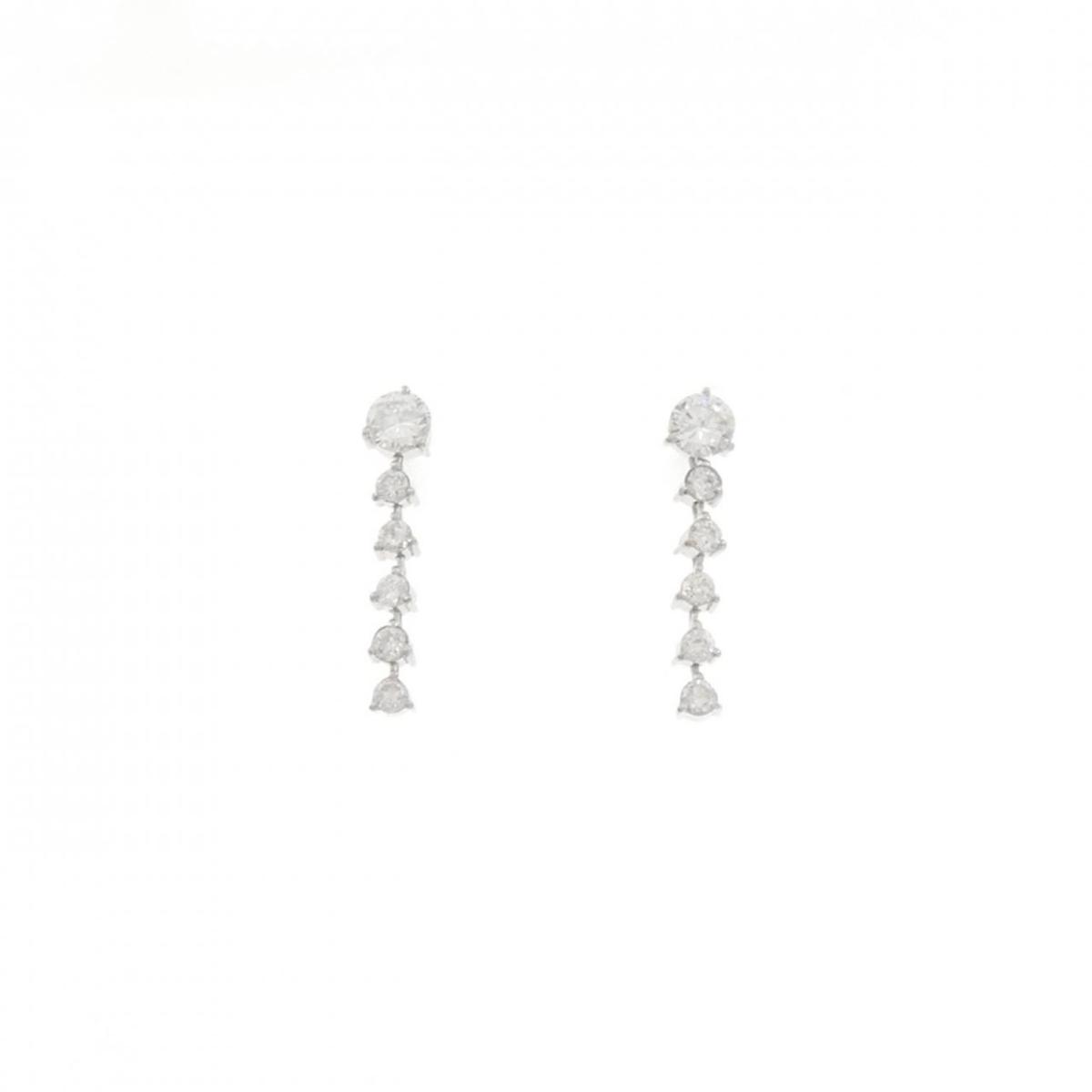 PT900 ダイヤモンド ピアス 0.50CT【中古】｜KOMEHYO ONLINESTORE 店
