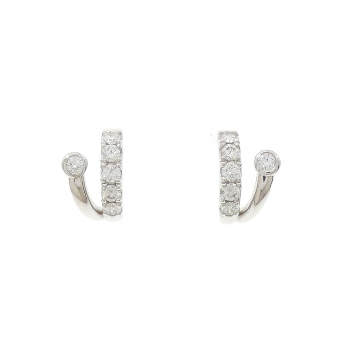 K18WG ダイヤモンド ピアス 0.40CT【中古】｜KOMEHYO ONLINESTORE 店