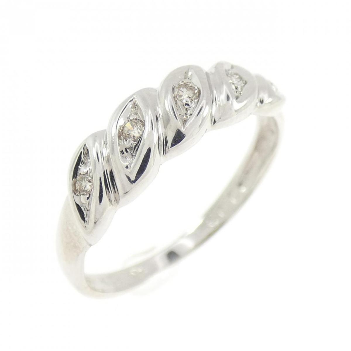 K18WG ダイヤモンド リング 0.05CT【中古】｜KOMEHYO ONLINESTORE 店