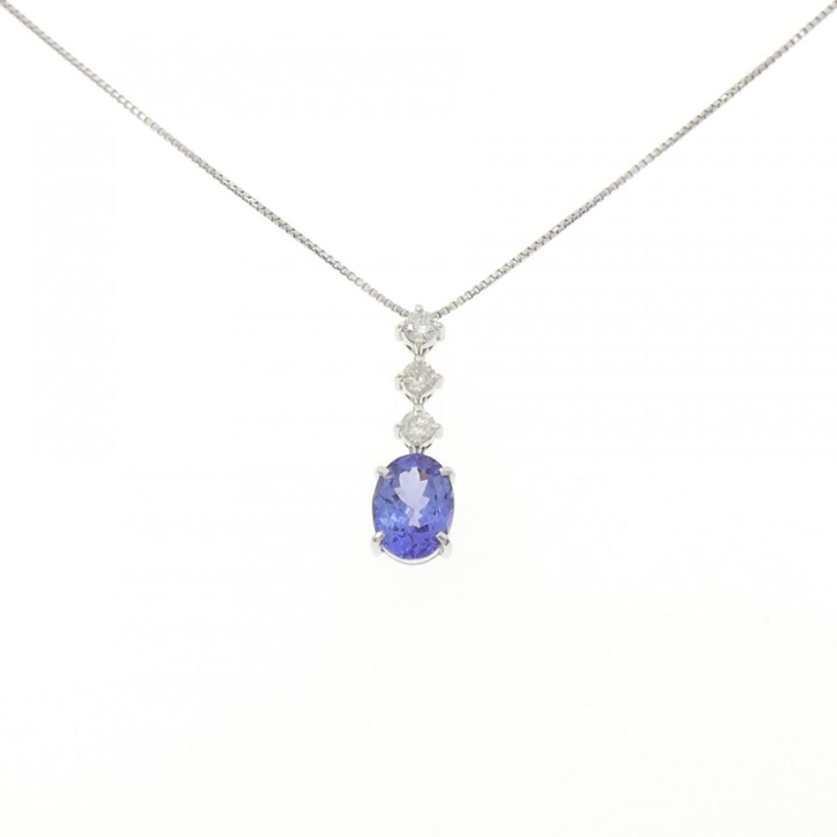 PT900/PT850 タンザナイト ネックレス 1.47CT【中古】|KOMEHYO ONLINESTORE 店