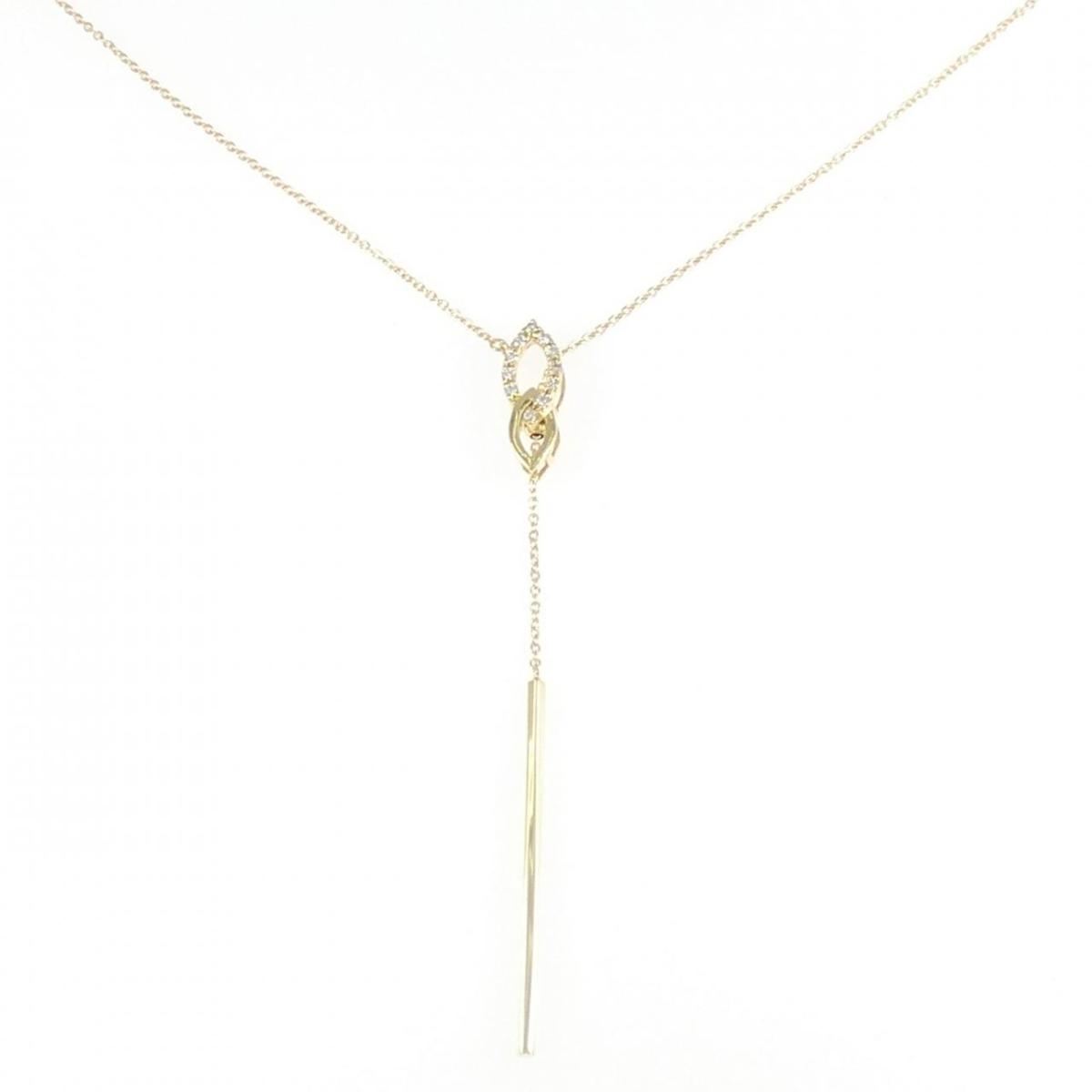 K18YG ダイヤモンド ネックレス 0.07CT【中古】|KOMEHYO ONLINESTORE 店