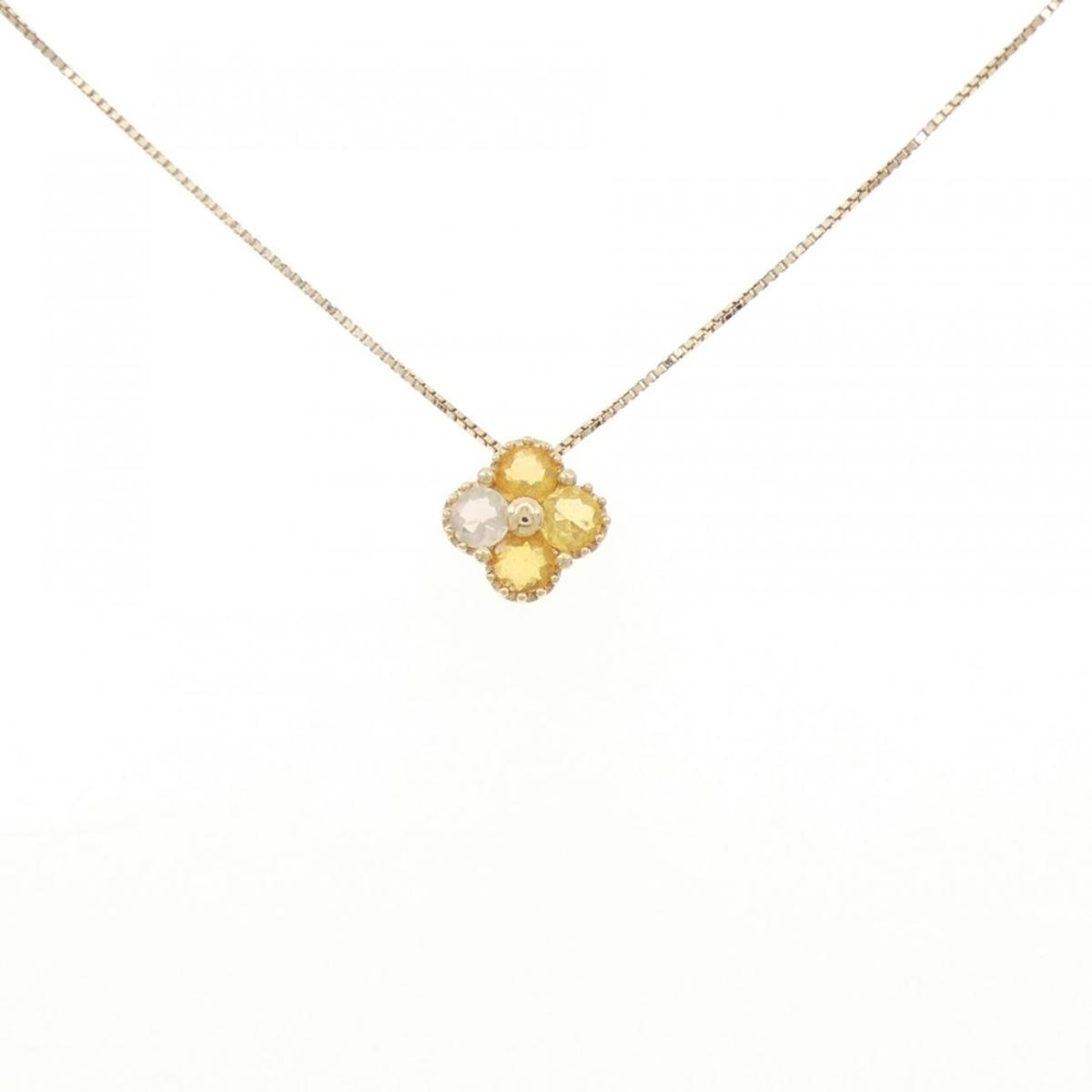 K10YG フラワー オパール ネックレス【中古】｜KOMEHYO ONLINESTORE 店