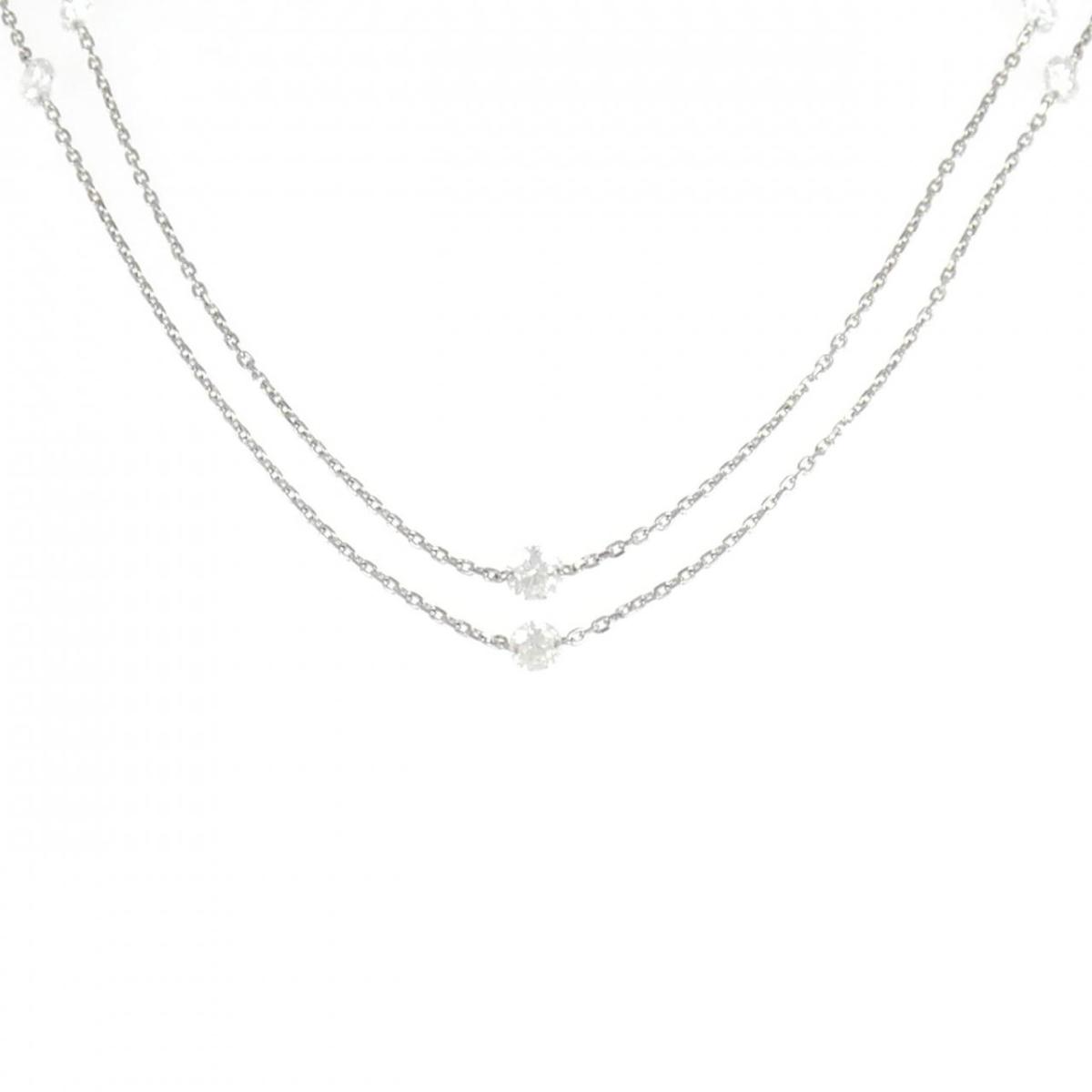 K18WG ダイヤモンド ネックレス 2.00CT【中古】｜KOMEHYO ONLINESTORE 店