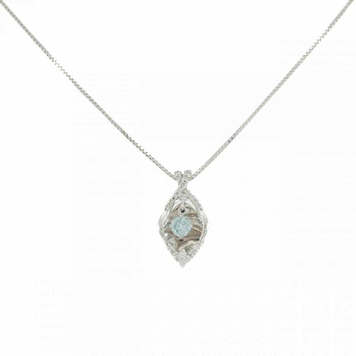 K18WG ダイヤモンド ネックレス 0.17CT【中古】｜KOMEHYO ONLINESTORE 店