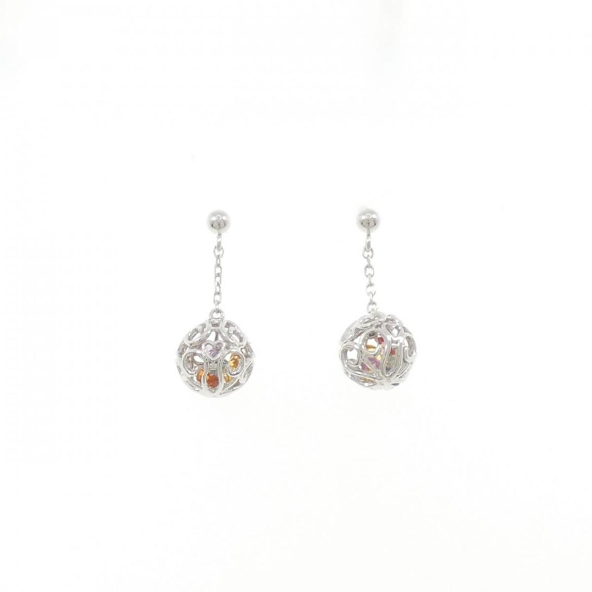 K18WG サファイヤ ピアス【中古】｜KOMEHYO ONLINESTORE 店