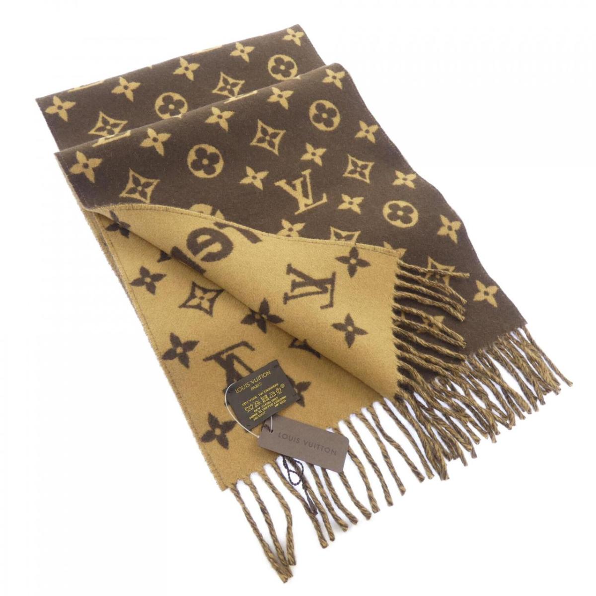 ルイヴィトン LOUIS VUITTON モノグラム マフラー MP1891 SUPREME MUFFLER【中古】|KOMEHYO ONLINESTORE 店