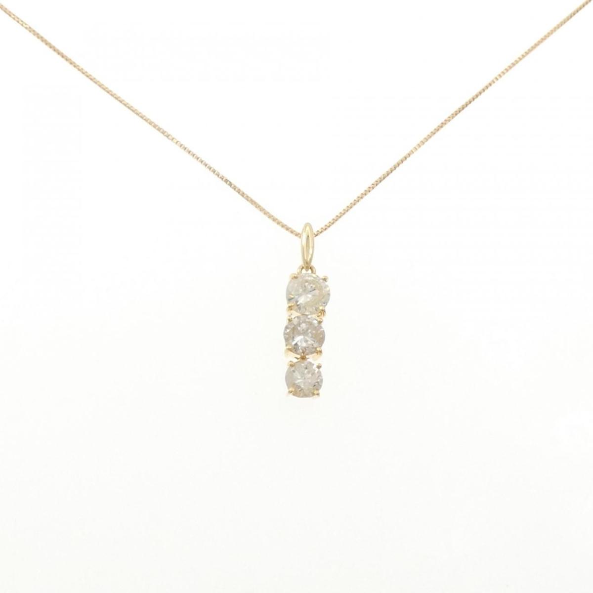 K18YG ダイヤモンド ネックレス 1.03CT【中古】|KOMEHYO ONLINESTORE 店