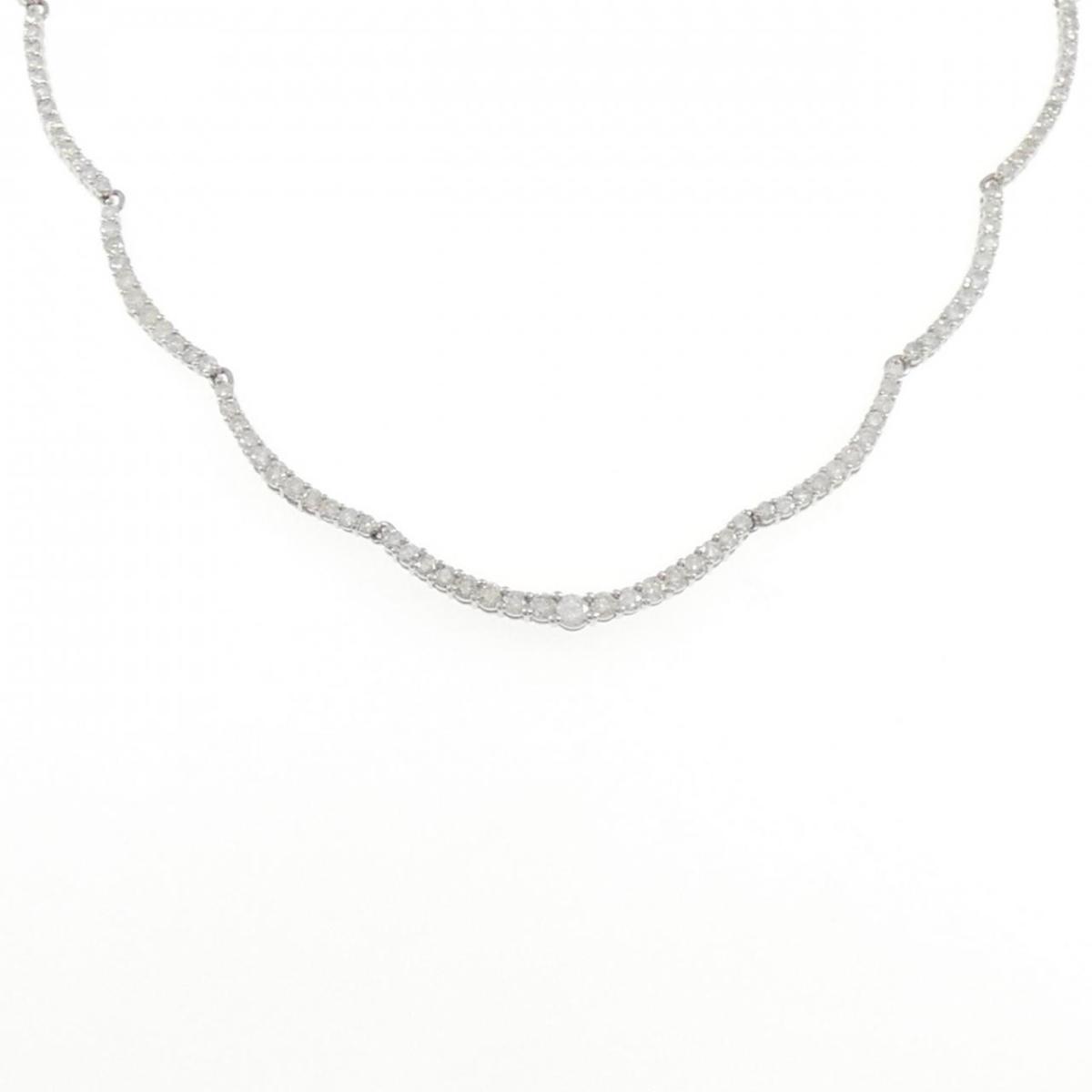 PT850 ダイヤモンド ネックレス 5.00CT【中古】|KOMEHYO ONLINESTORE 店