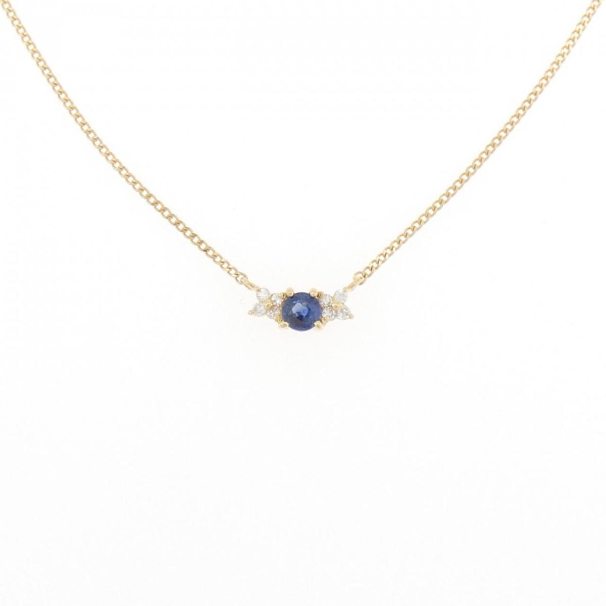 K18YG サファイヤ ネックレス 0.19CT【中古】｜KOMEHYO ONLINESTORE 店