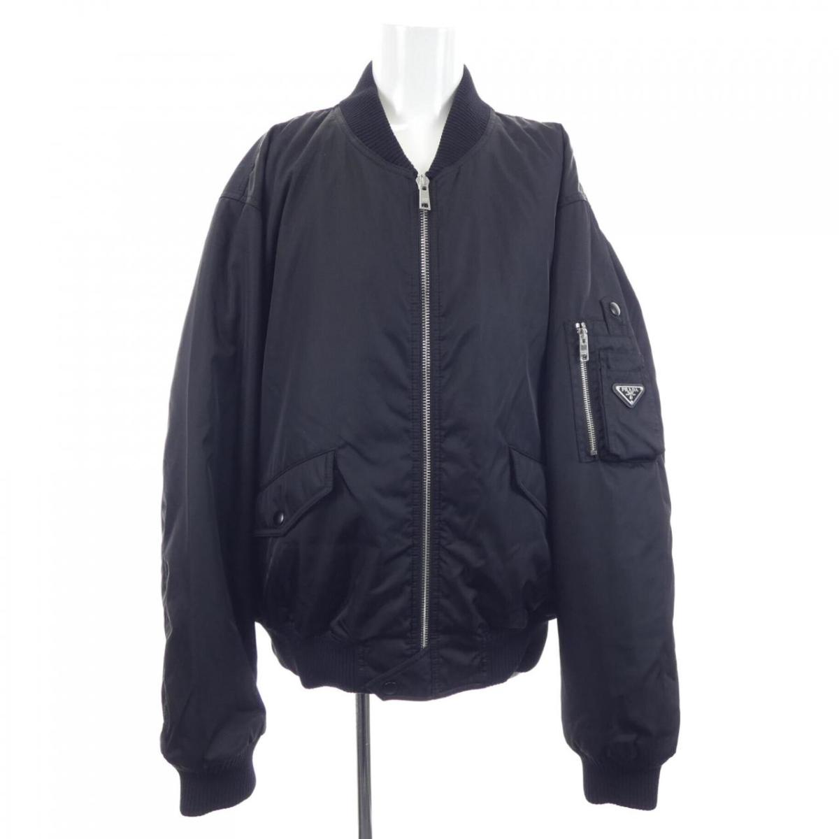 プラダ PRADA トライアングルロゴ SGC824 SOOO 1WQ8 ブルゾン【中古】|KOMEHYO ONLINESTORE 店