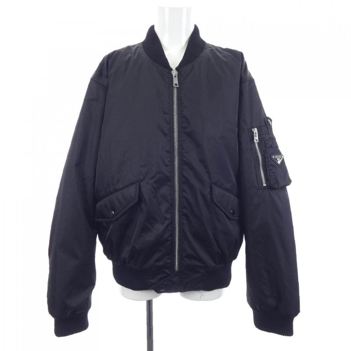 プラダ PRADA トライアングルロゴ SGC824 SOOO 1WQ8 ブルゾン【中古】｜KOMEHYO ONLINESTORE 店