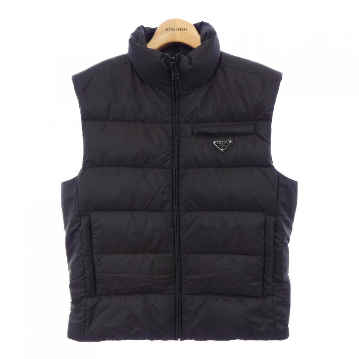 プラダ PRADA トライアングルロゴ SGB033 S191 1WQ9 ダウンベスト【中古】|KOMEHYO ONLINESTORE 店