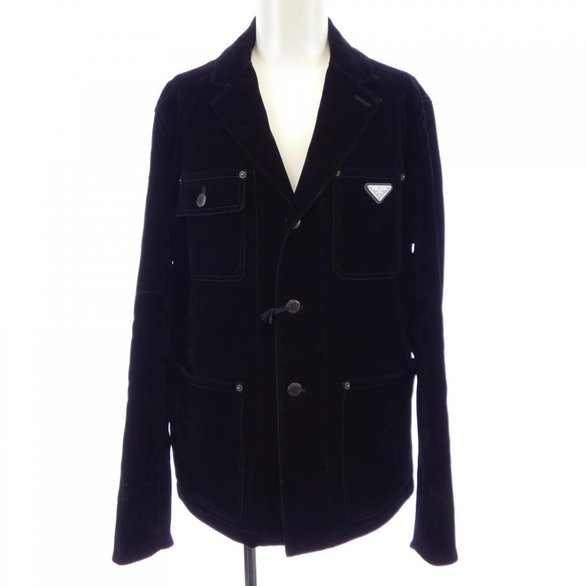 プラダ PRADA トライアングルロゴ GEB276 SOOO 12HO ジャケット【中古】｜KOMEHYO ONLINESTORE 店