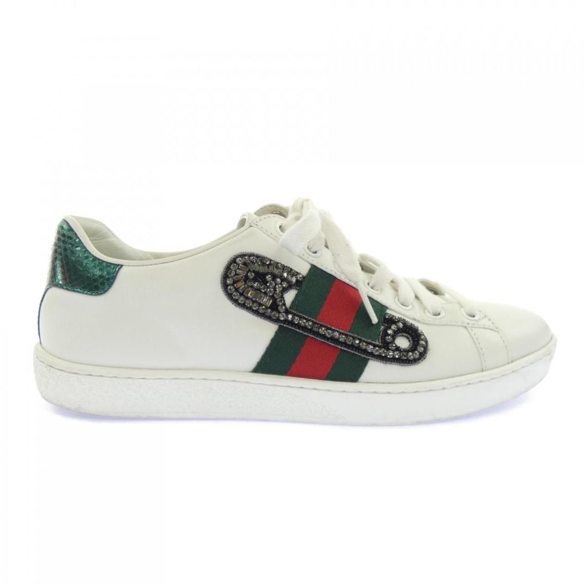 グッチ GUCCI エース ACE 454552 スニーカー【中古】｜KOMEHYO ONLINESTORE 店 24,920円