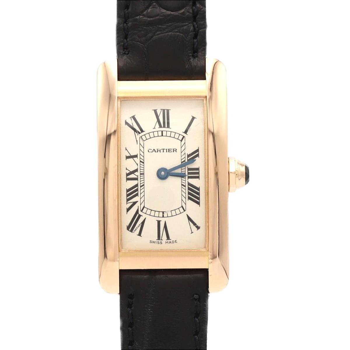 カルティエ タンクアメリカンSM PG W2607456 PG･RG クォーツ【中古】｜KOMEHYO ONLINESTORE 店 489,840円