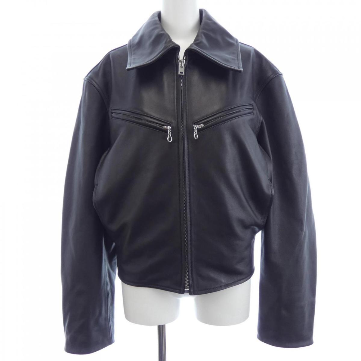 ルメール LEMAIRE OWL1159 LL0147 レザージャケット【中古】|KOMEHYO ONLINESTORE 店