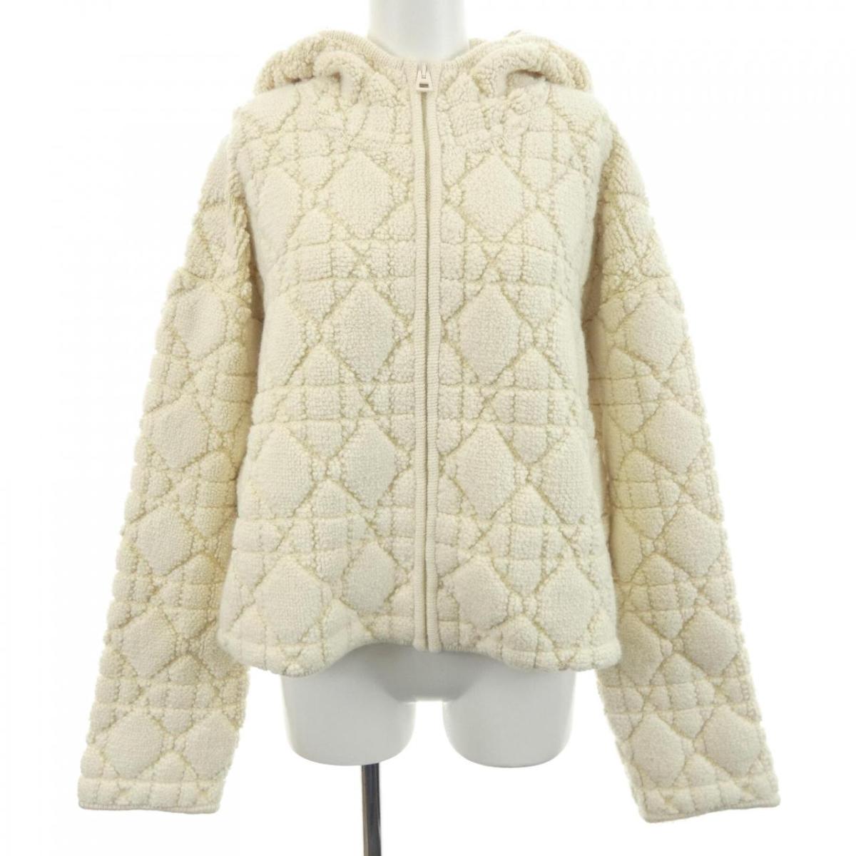 クリスチャンディオール CHRISTIAN DIOR カナージュ ウール & カシミヤ ブレンド 514G08A3400 ジャケット【中古】|KOMEHYO ONLINESTORE 店