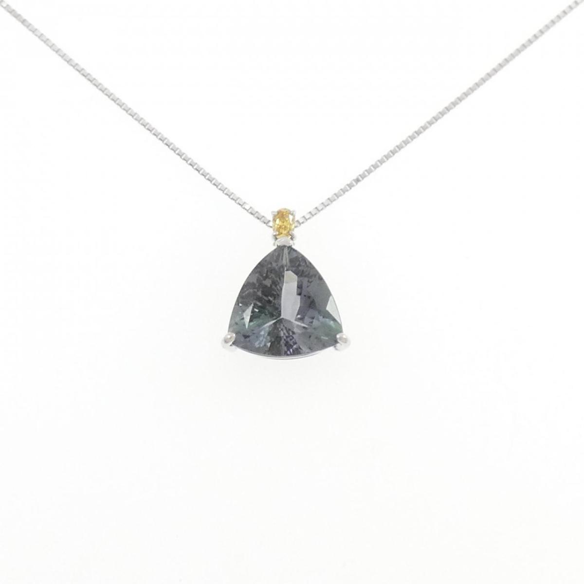 K18WG ゾイサイト ネックレス 3.86CT【中古】|KOMEHYO ONLINESTORE 店